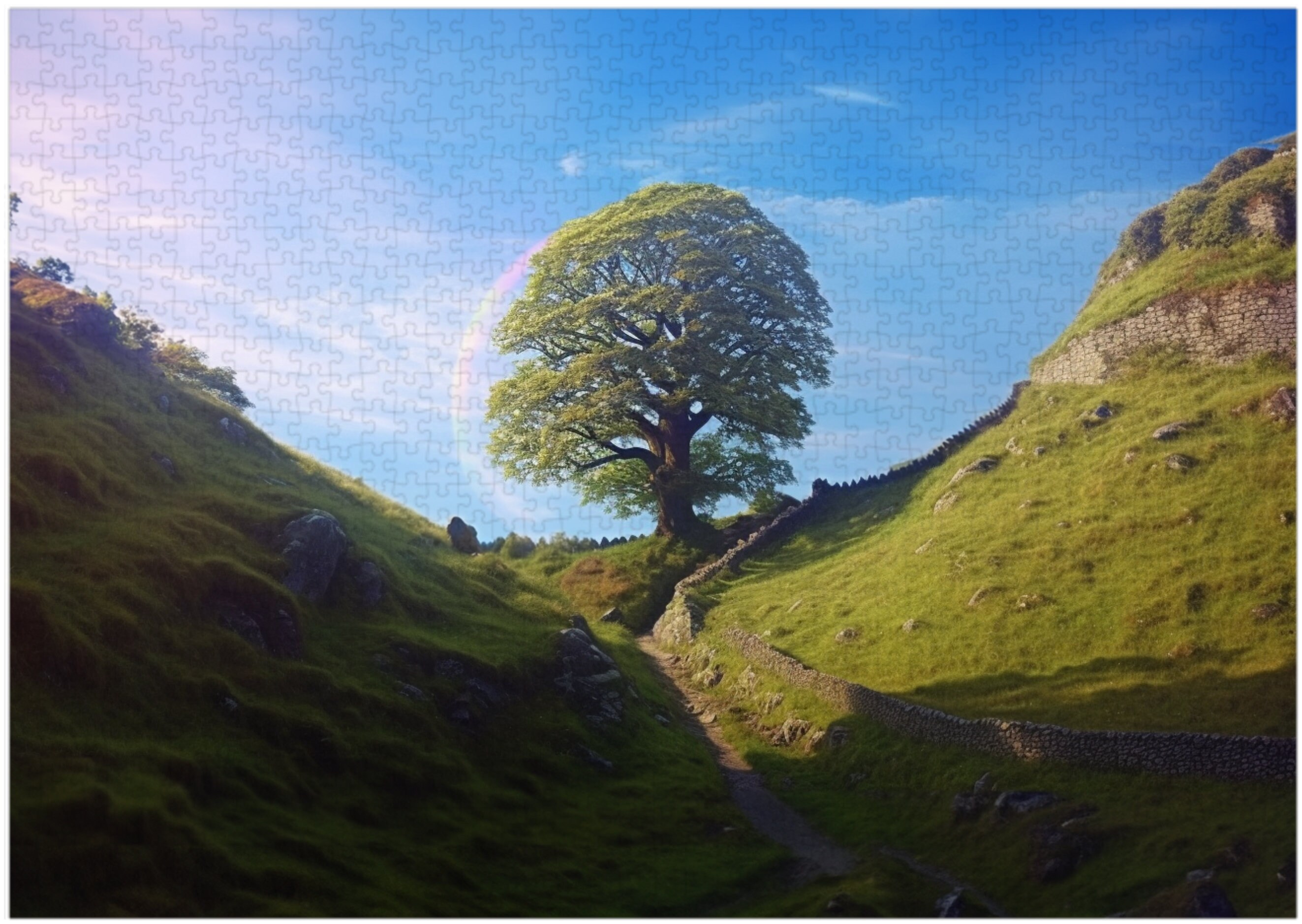 In Memory of Sycamore Gap Tree Jigsaw Puzzle 300/500/1000 - Etsy