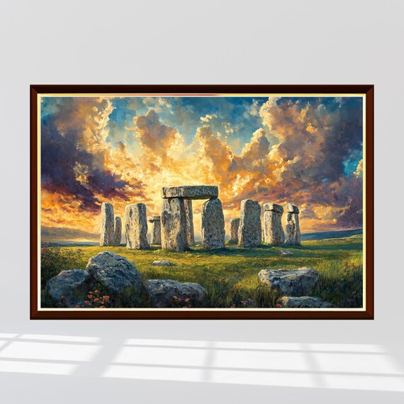 Stonehenge Jigsaw Puzzle 300/500/1000 Piece - Etsy