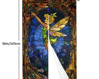 ステンドグラス ティンカーベル 玄関カーテン (86×143 cm) - Etsy 日本