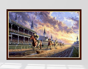 Horse Racing Jigsaw Puzzle 300/500/1000 Piece
