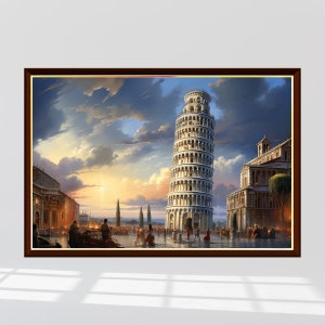 Leaning Tower of Pisa Jigsaw Puzzle 300/500/1000 Piece