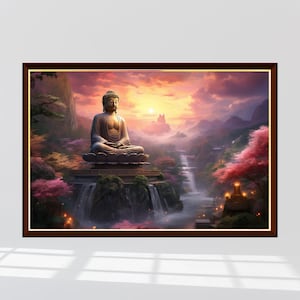 Big Buddha in Paradise Jigsaw Puzzle 300/500/1000 Piece