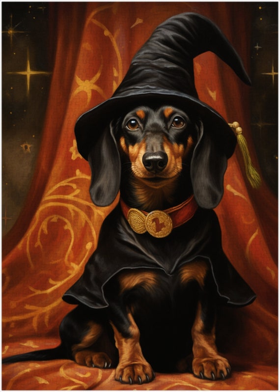 500-Piece Wooden Puzzle – Dachshunds Under The Bright Stars, Colorful & Durable, Relaxing Puzzle For Adults & Teens - View #11