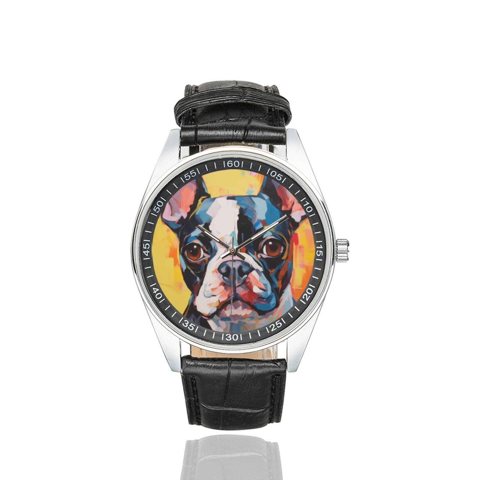 Wristwatch Betsey Johnson Boston Terrier Watch Betsey Johnson