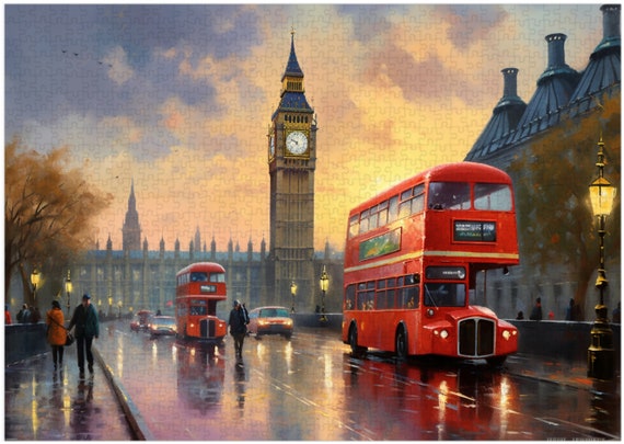The Big Ben Jigsaw Puzzle 300/500/1000 Piece - Etsy