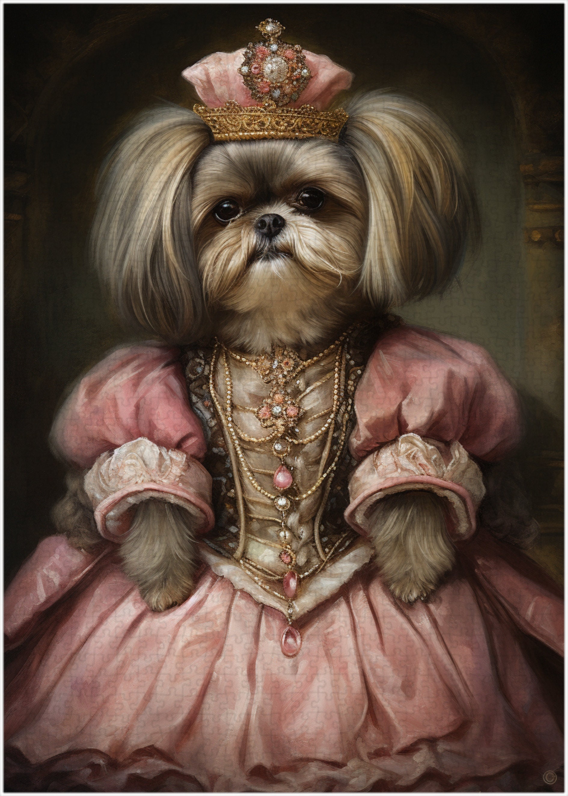 ジグソーパズル Nissy10thAnniversary SPECIALJIGSAWPUZZLE Shih Tzu Royal Princess Jigsaw Puzzle 300/500/1000 Piece