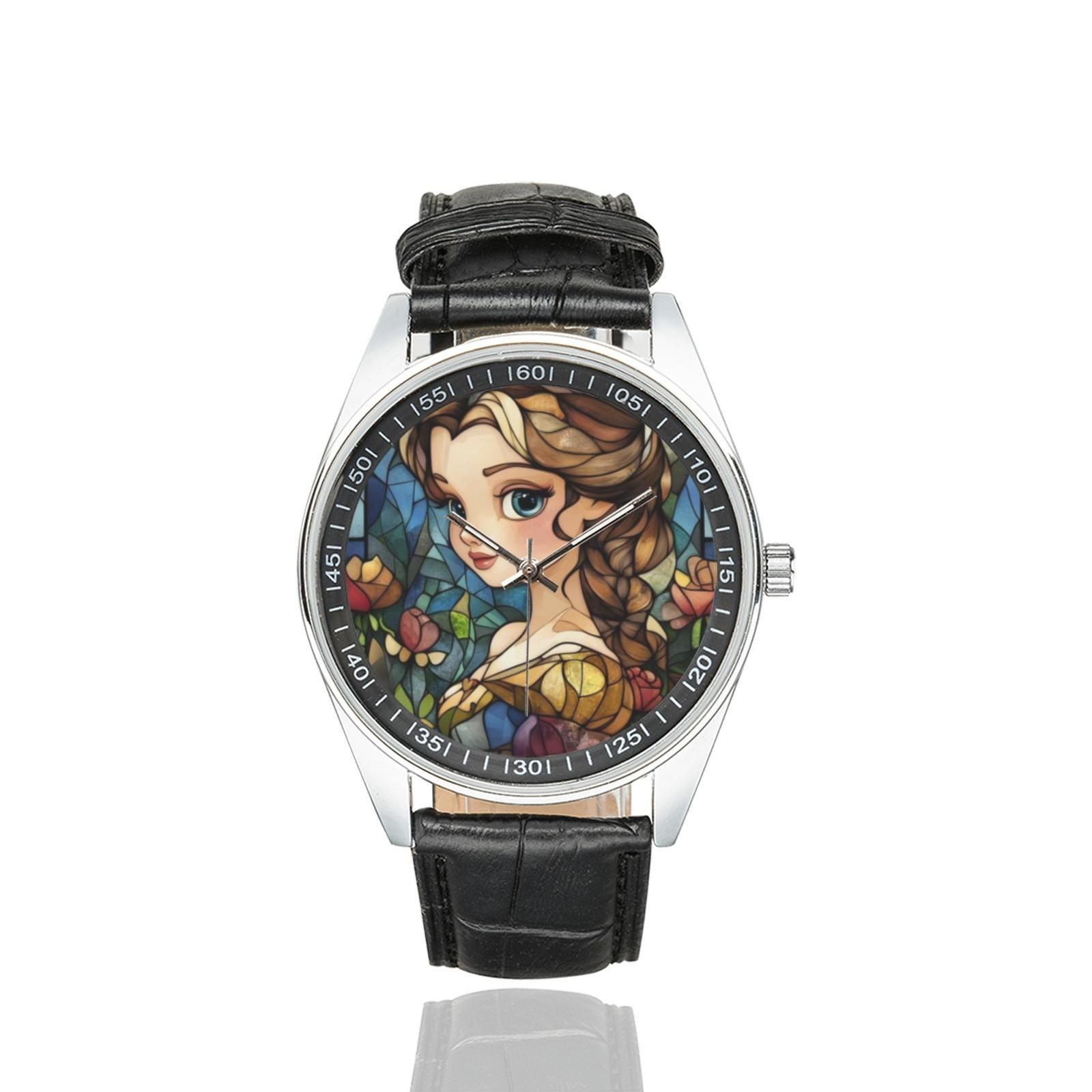 Beauty & the Beast Disney 1998 Collector’s Club Series Blue Silicone Band Watch Disney Watch (1998) Beauty and The Beast Unisex Watch  main image 3