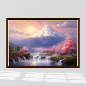 Mount Fuji in Peace Jigsaw Puzzle 300/500/1000 Piece