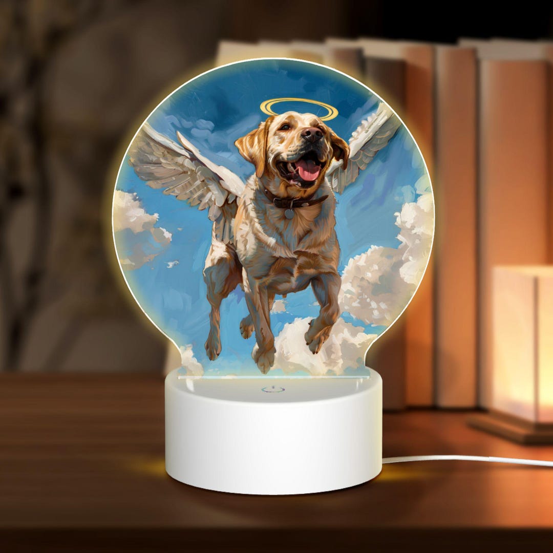 Angel Labrador Retriever LED Night Light: Pet Memorial Decor - Etsy