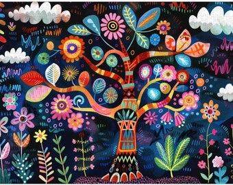 フローラルファンタジーオブツリージグソーパズル 300/500/1000ピース