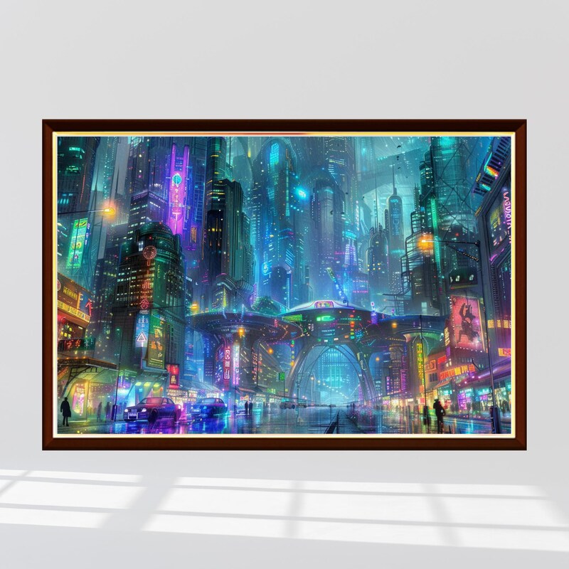 Cyberpunk Jigsaw Puzzle - Etsy