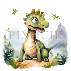 Dino Clipart | 10 High Quality JPGs | Dinosaur Clipart | Cute Dinos Clipart | Scrapbook | printable | Commercial Use | Digital paper craft
