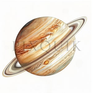 Clipart Saturne | 10 fichiers JPG de haute qualité | Téléchargement numérique | Clipart espace | Planète Saturne | Planètes | Système solaire des cliparts | Clipart planètes