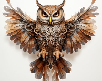 Cute Owl Clipart | High-Quality JPG Images (Digital Download)