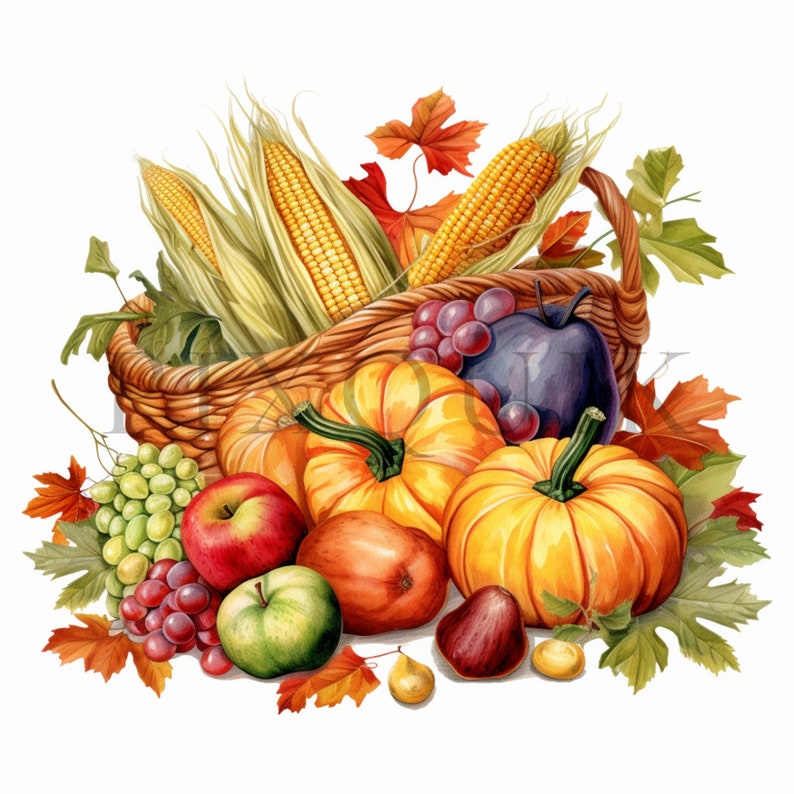 a basket filled with lots of different types of fruits and vegetables