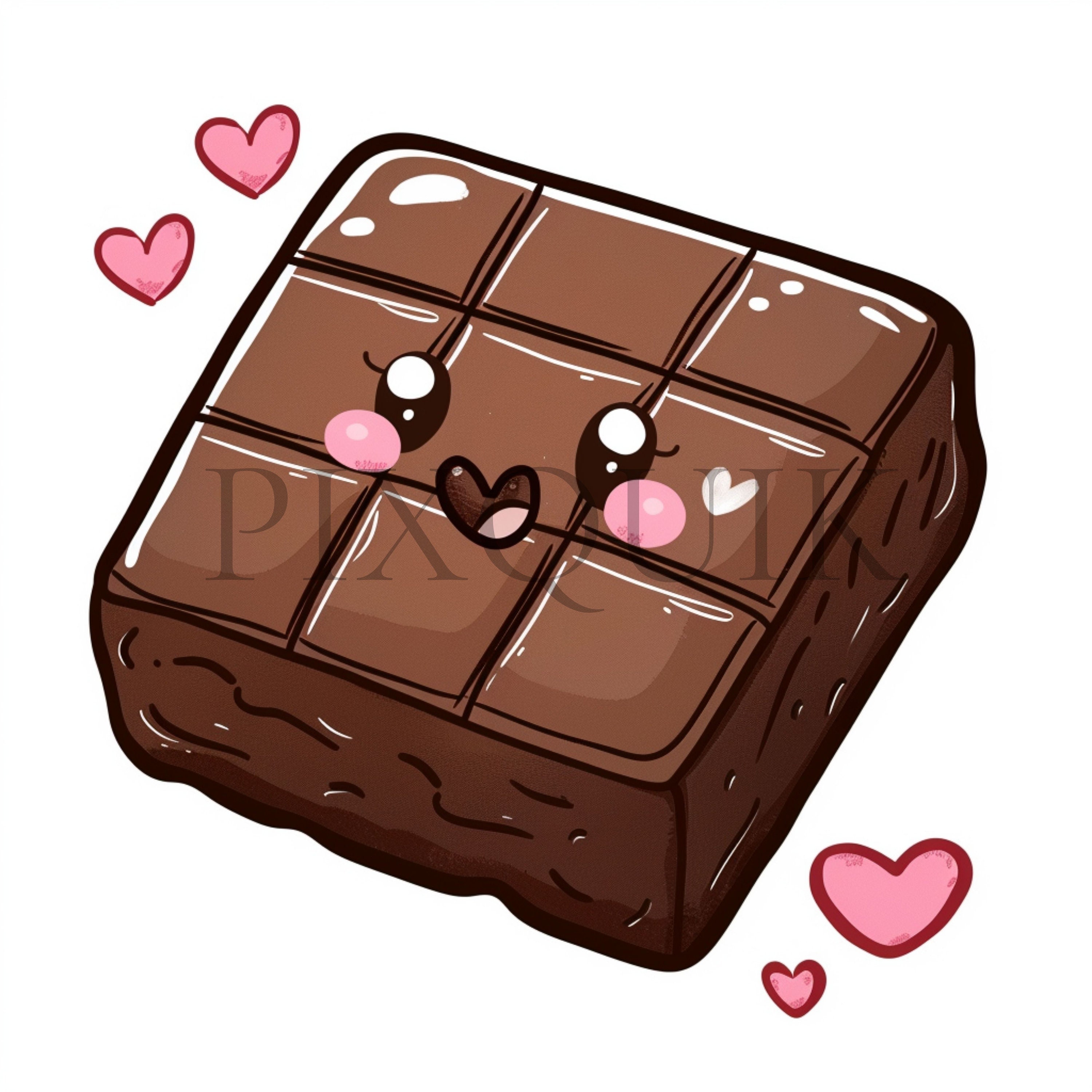 チョコレートのクリップアート | 10 の高品質 JPG | 水彩チョコレート