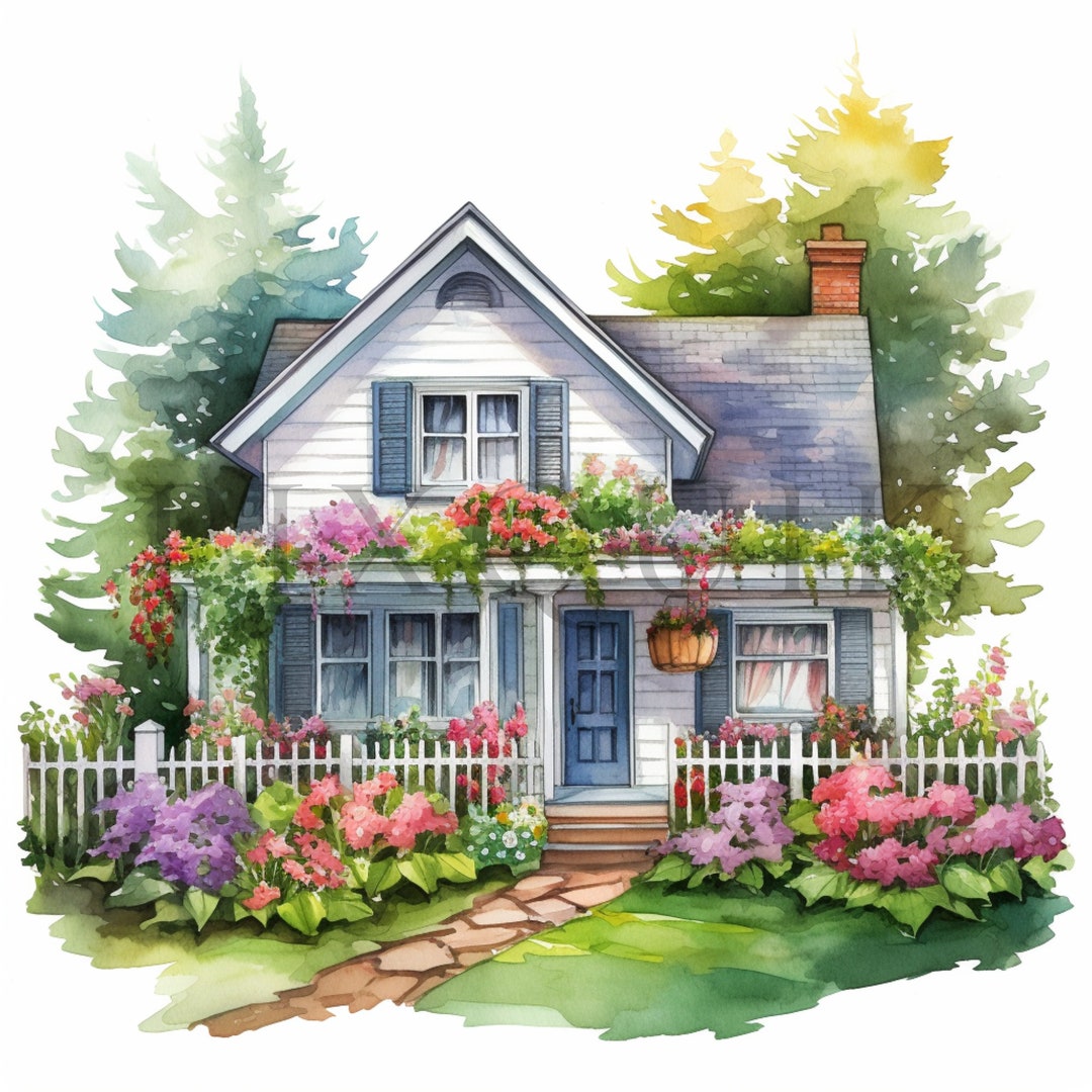 Cottagecore House Clipart | 10 High Quality Jpgs | Digital Download ...