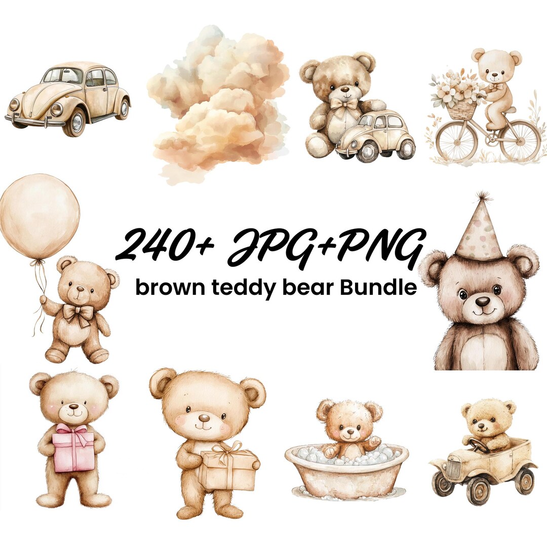 6er-Set Teddybär Waben-Deko – Süße Bären-Ausschnitte Für Babyparty, Geburtstag & Gender Reveal In Blau & Braun