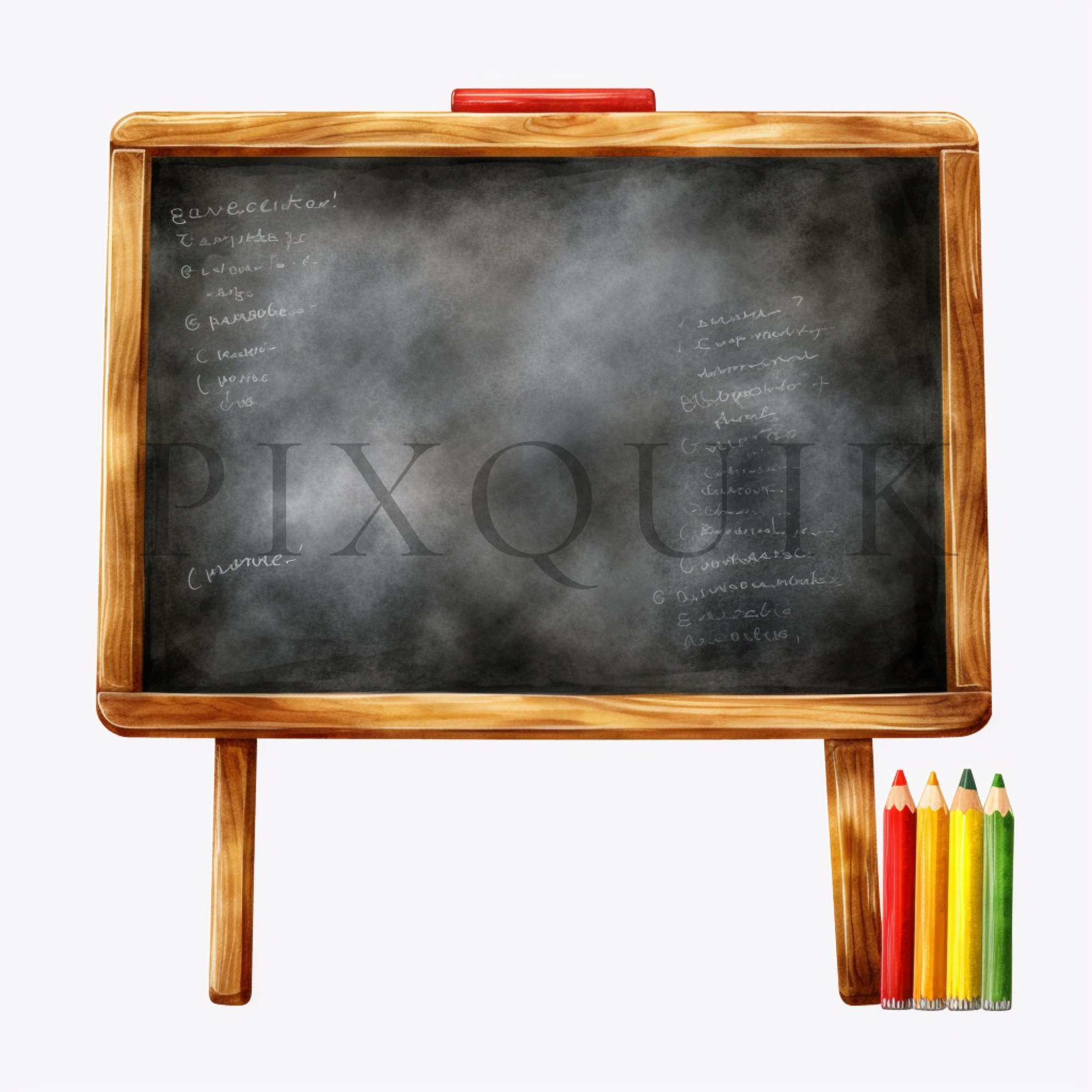 Chalkboard Clipart | 10 JPG Images, Educational Art (digital Download ...