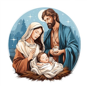 Clipart Wigilii Bożego Narodzenia | 10 wysokiej jakości JPG | Pobieranie cyfrowe | Ilustracja Wigilii Bożego Narodzenia | Clipart Bożego Narodzenia | Cyfrowe rękodzieło