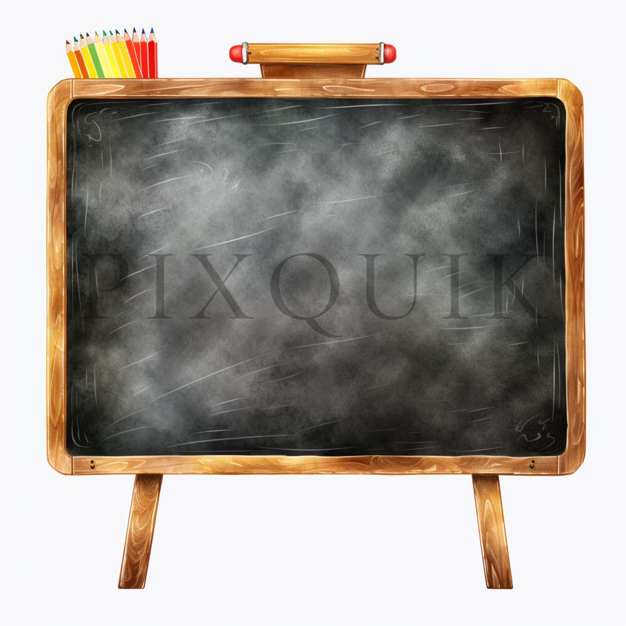 Chalkboard Clipart | 10 JPG Images, Educational Art (digital Download ...