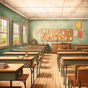 Clipart in de klas | 10 JPG's van hoge kwaliteit | Digitale download | Schoolclipart | Commercieel gebruik | Terug naar school | Papierkunst | Ongewenste tijdschriften