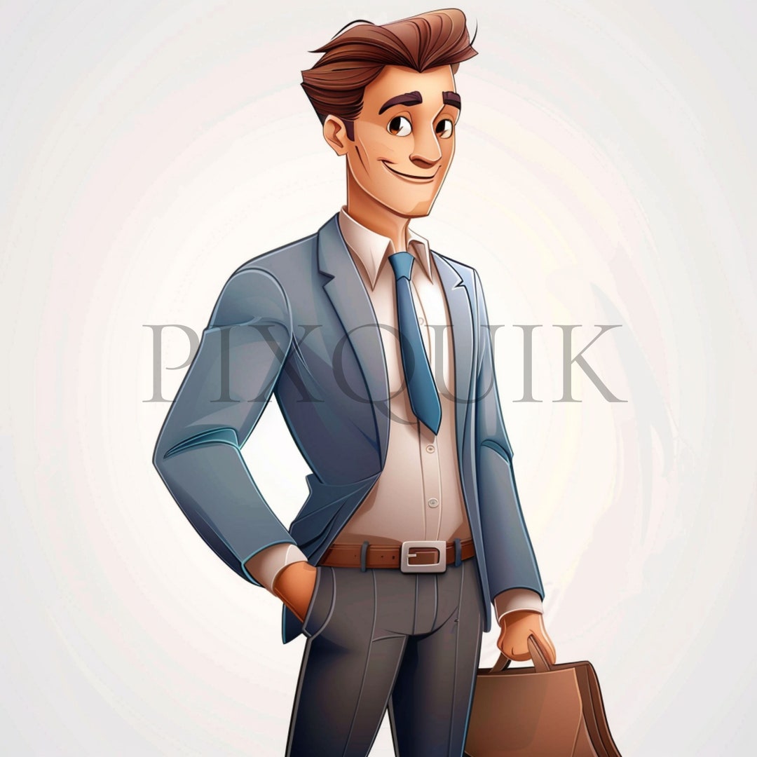 Businessman Clipart | 10 JPG Images, Commercial Use (instant Download ...