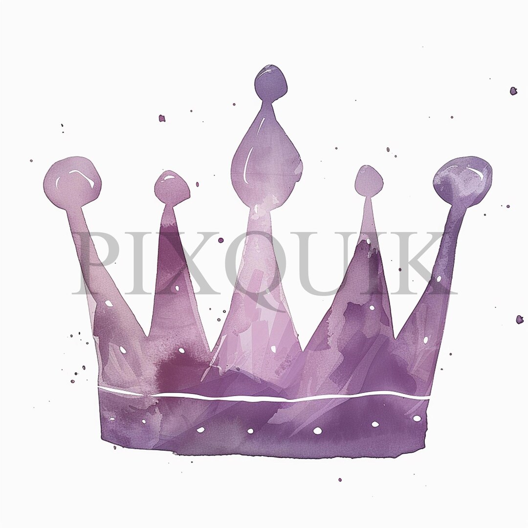 Purple Watercolor Crown Clipart Princess Art digital Download Etsy Purple Watercolor Crown Clipart Princess Art digital Download Etsy