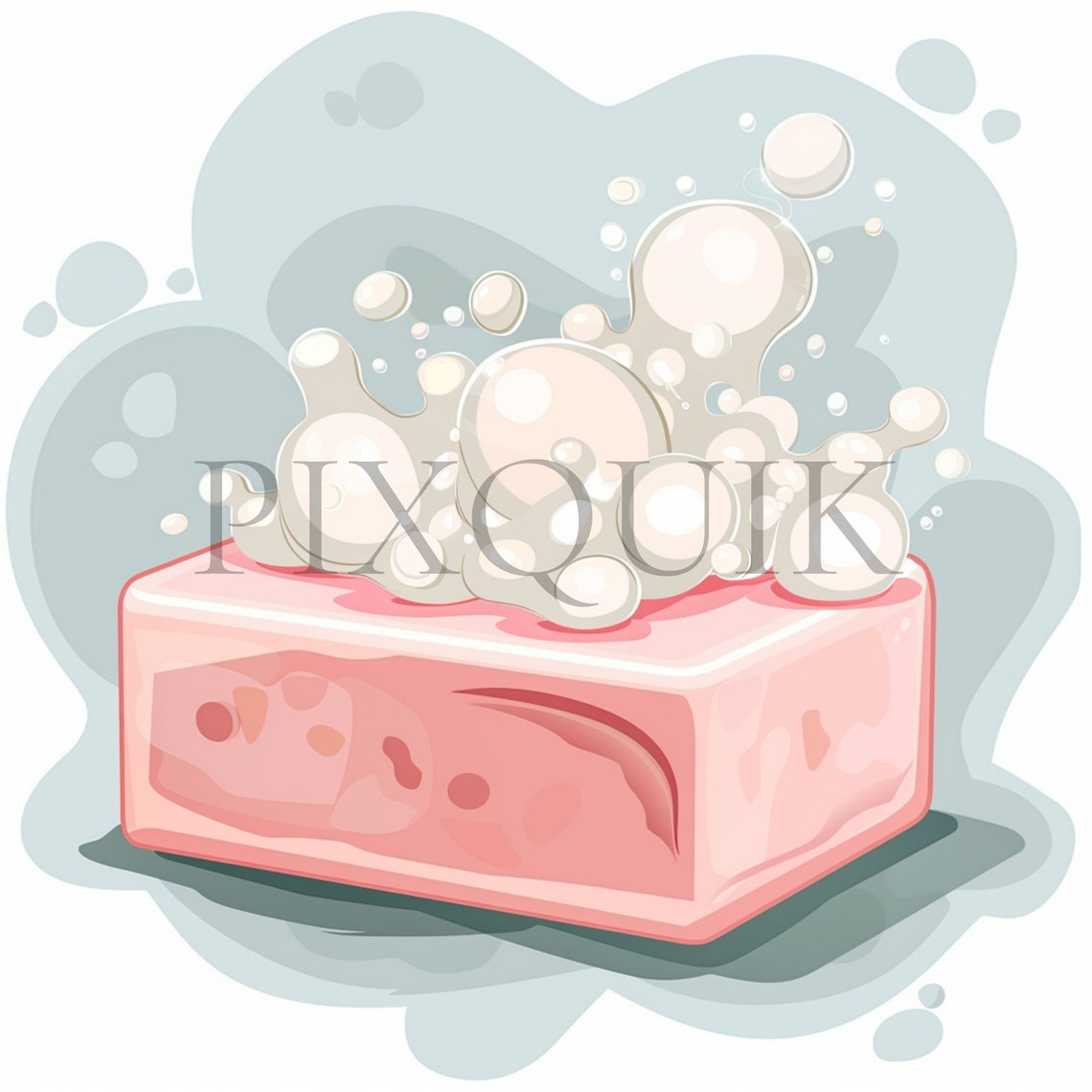 Bath Soap Clipart | Bubbles Illustration, Scrapbooking (digital ...