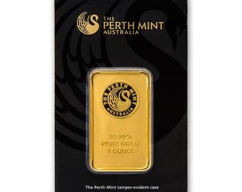 Exclusive Swan The Perth Mint Australia Black 1 Ounce | Plated Bar Package 1 OZ Replica