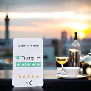 Trustpilot NFC |レビューカード – ワンタップでより多くの顧客レビュー | Trustpilot レビュー ページに直接リンク | SEO