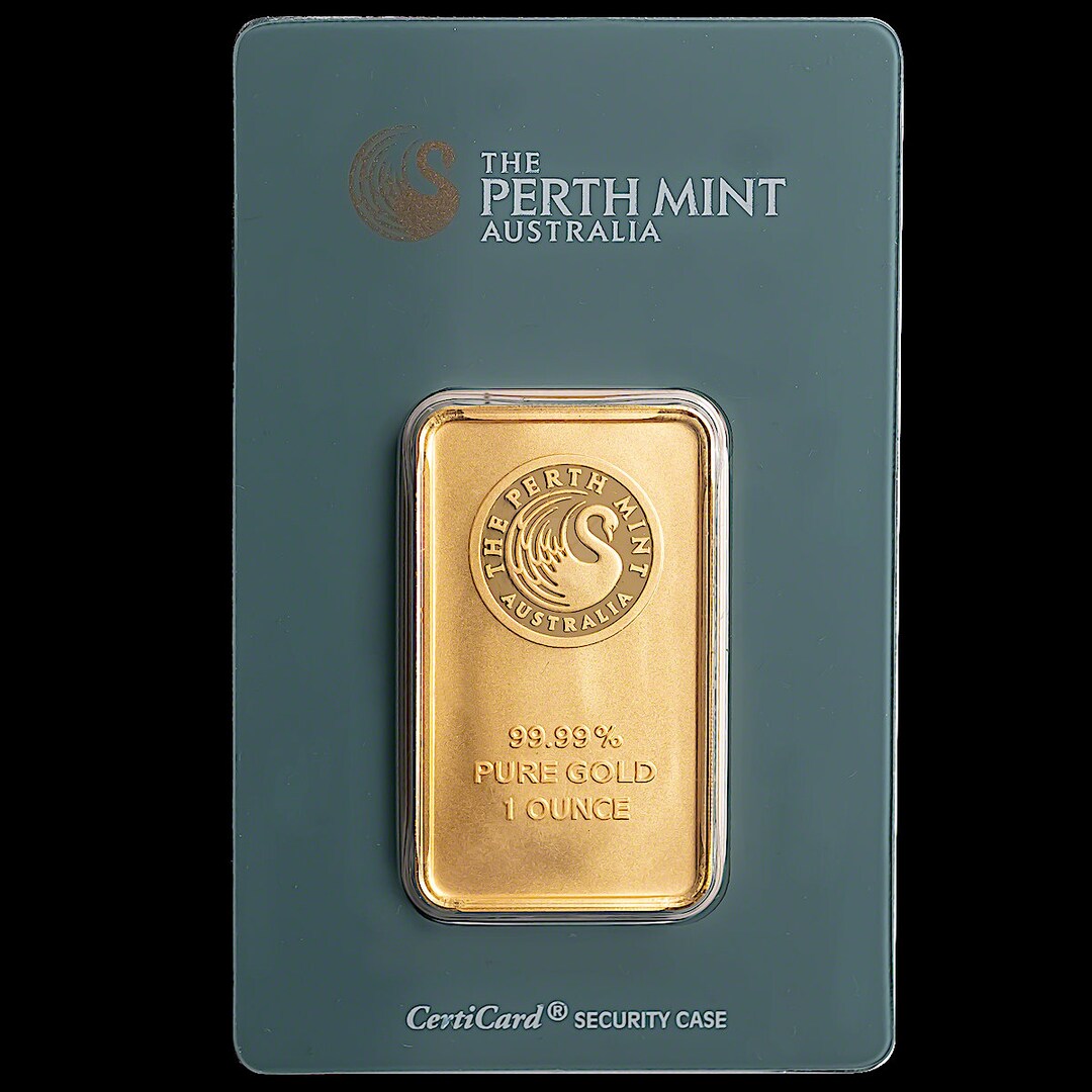 Exclusive Swan the Perth Mint Australia Green 1 Ounce | Plated Bar ...