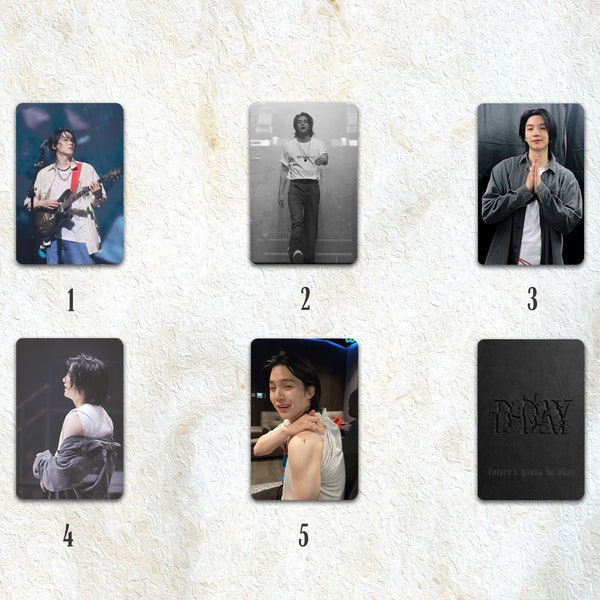 Yoongi D-Day The Final 12 Photocard Bundle | Double side PVC Coated, Future Gonna Be Okay Suga Agustd Unoffical Amygdala dday Agust D 7 bts