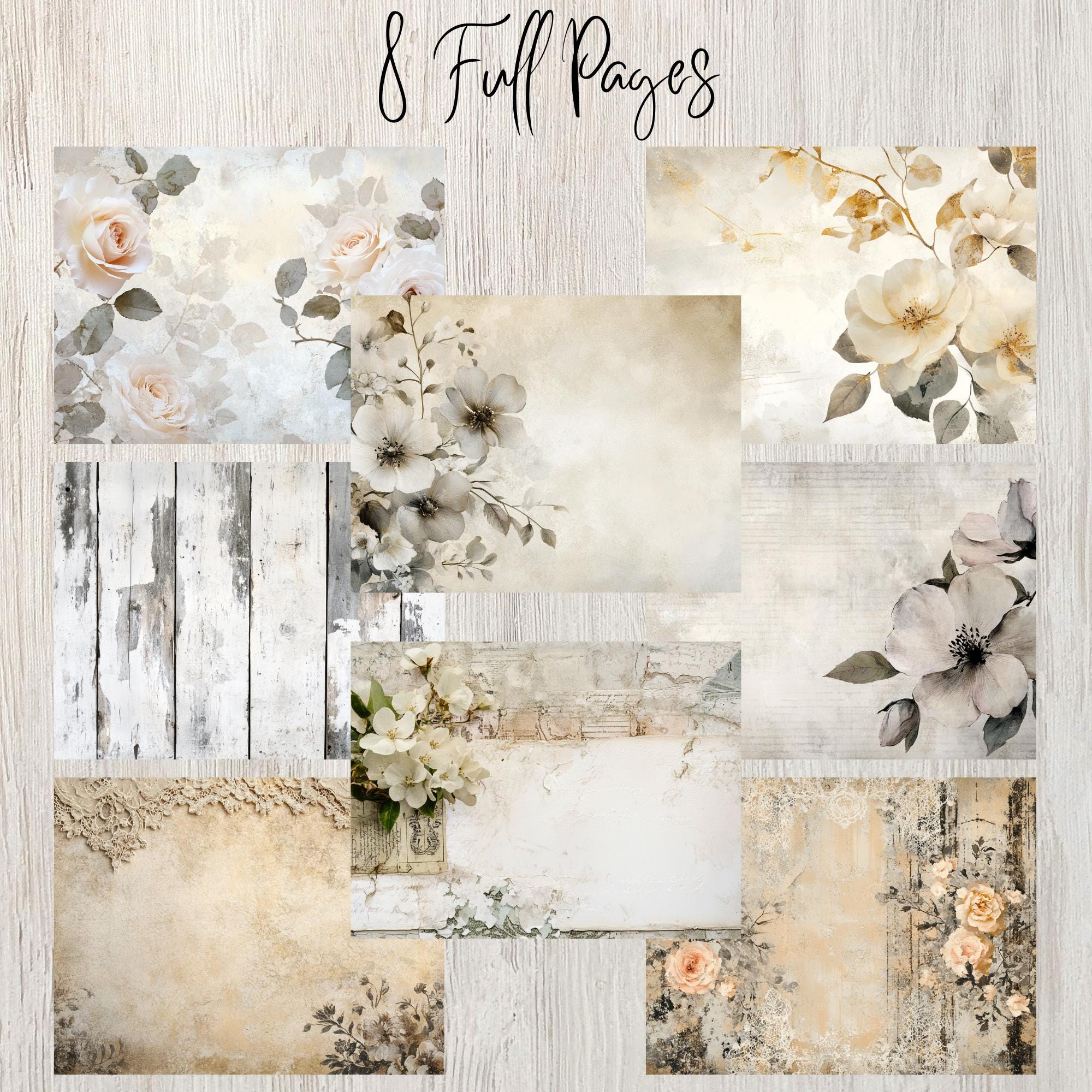 Wedding Junk Journal Kit Marriage Junk Journal Page Bride Journal
