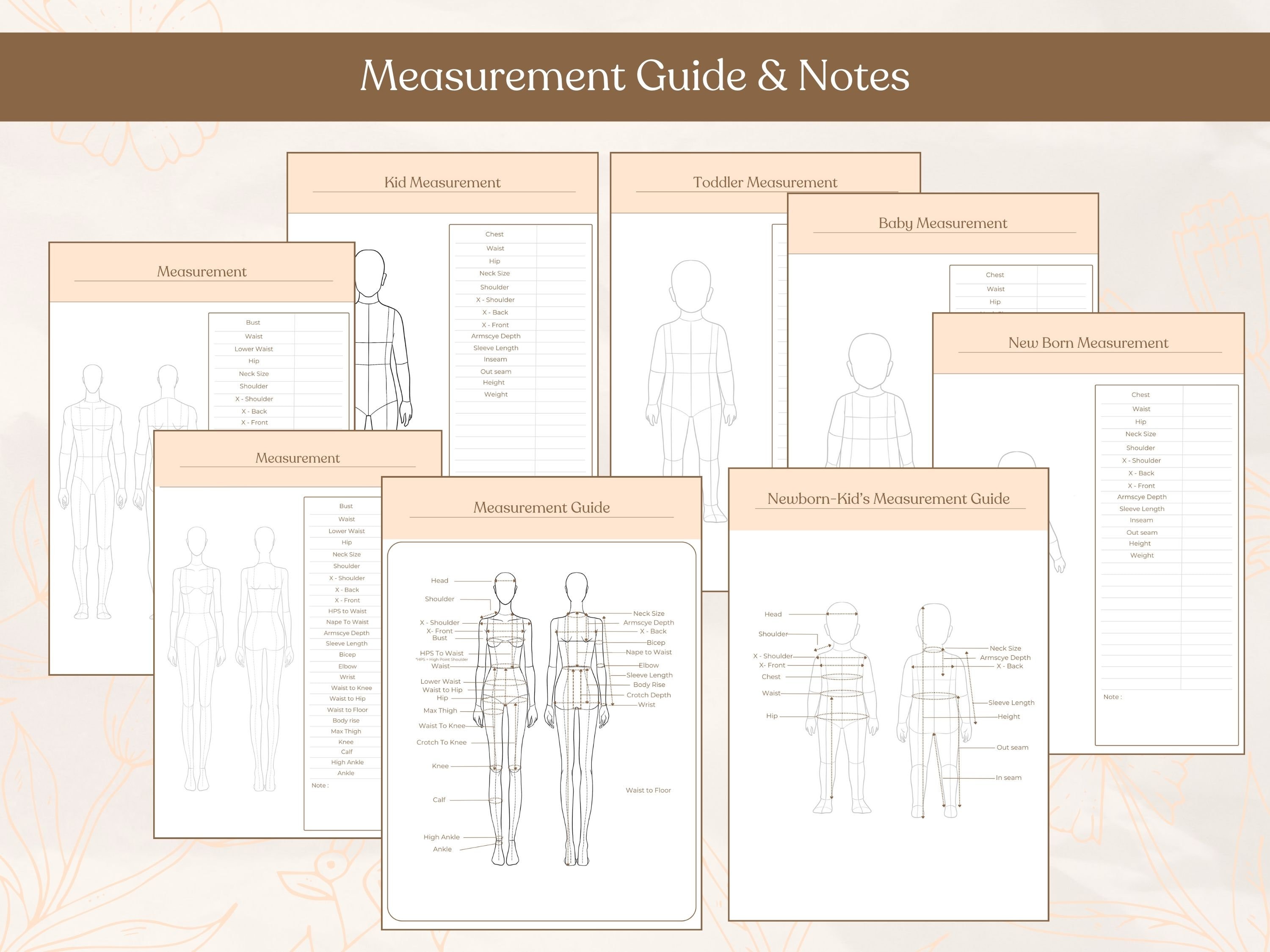 Ruby Ribbon Measure Form Template