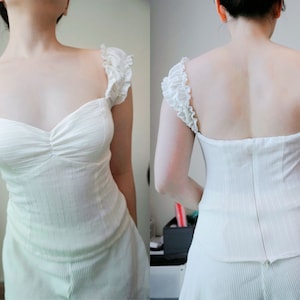 Sweetheart Coquette Top Sewing Pattern, Milkmaid Top Sewing Pattern, Ruched Top Sewing Pattern, Cottagecore Corset Top Pattern, XS-4XL