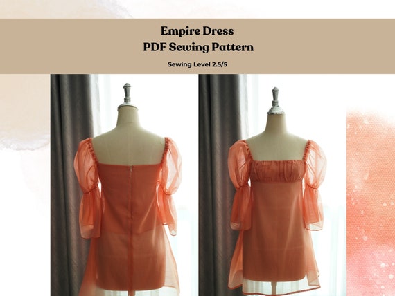 chinese dress ladies Simplicity Sewing Pattern 2640 Misses Size 614 Formal Prom Raised Empire  Waist Aline Slip Dress : Amazon.co.uk: Home & Kitchen