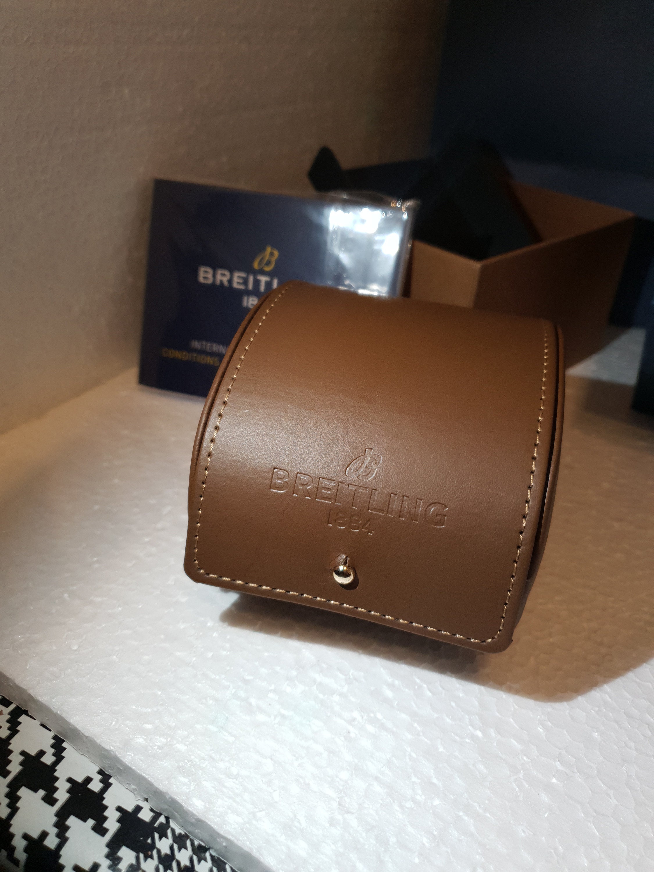 Replace Box Watch of Brietling With Leather Pouch - Etsy