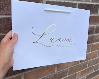 Personalisierte Name Geschenk Tasche, Andenken für besonderen Anlass
