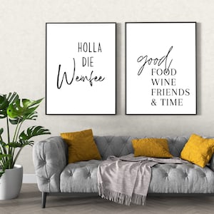 Poster kitchen dining room living room wine wine fairy gift picture
