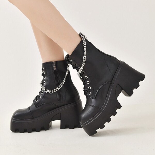 Goth Boots - Etsy