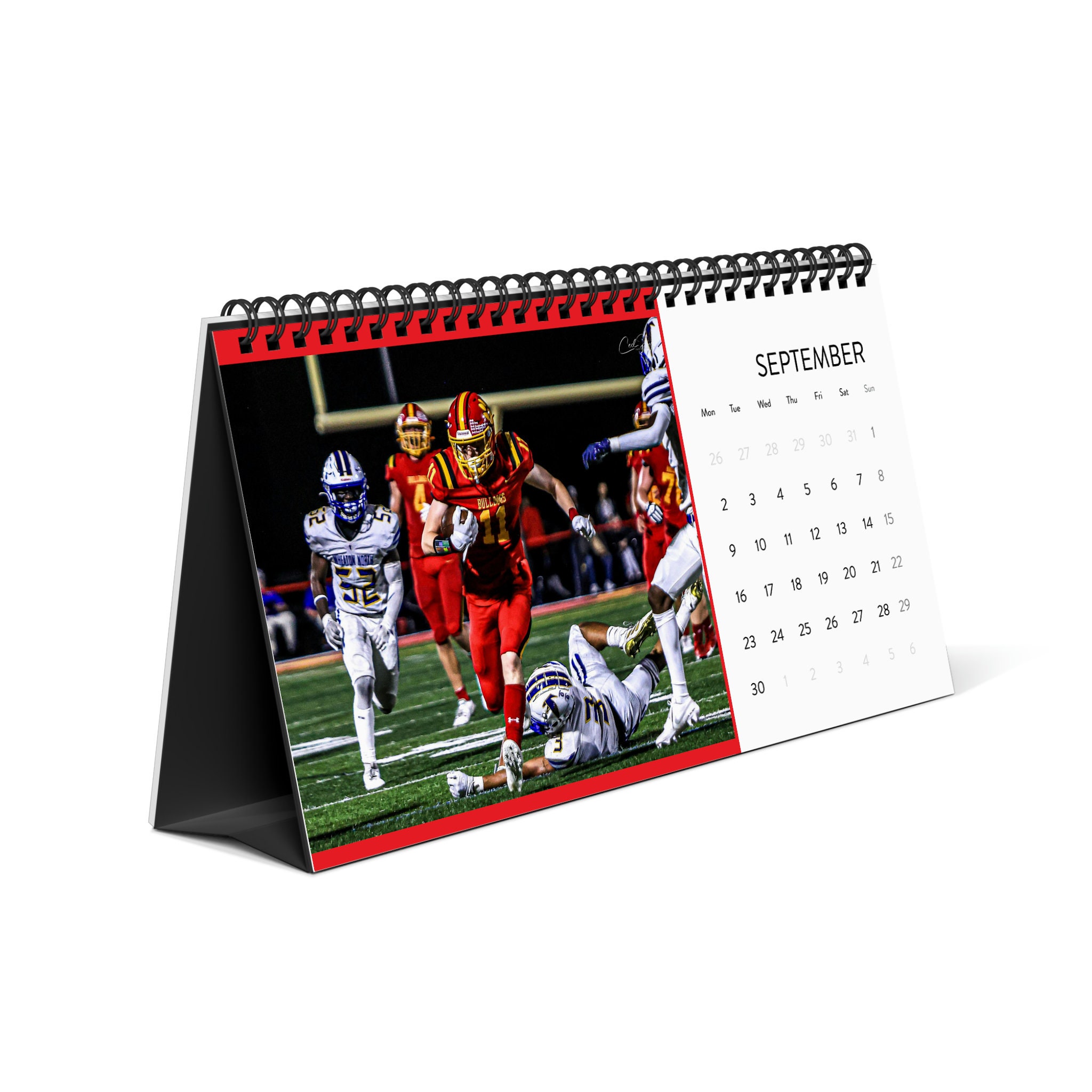 Batavia Football Desk Calendar 2024 Grid Etsy