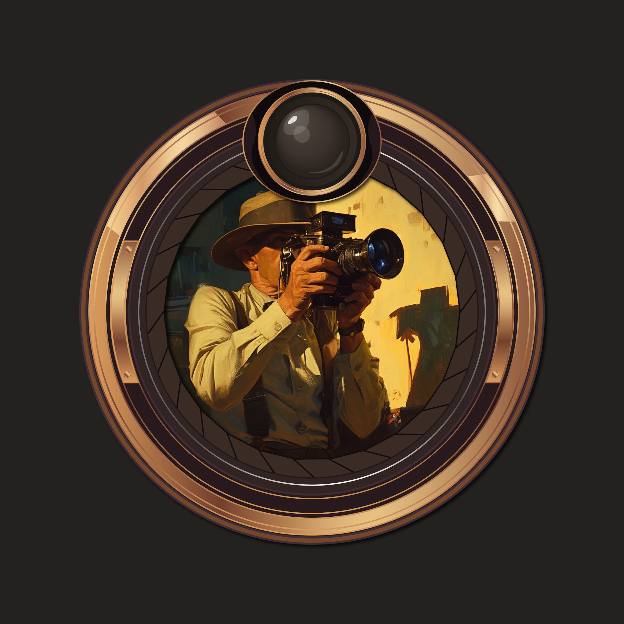 Camera Token Rpg Retro Camera, Frame for Digital Tokens. Use Them on Your Favorite VTT ...