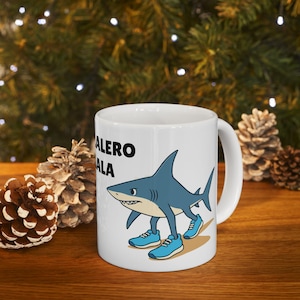 Tralalero Tralala Brainrot Meme Mug, Brainrot Memes, Meme Mugs, Shark Sneakers Meme, Stupid Gifts, Social Media Viral, Italian Brainrot