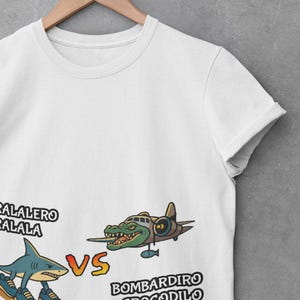 Tralalero Tralala Brainrot Meme Poster, Brainrot Memes, Meme Posters, Italian Brainrot, Tralala Versus Crocodilo Shirt, Stupid Gifts Friend