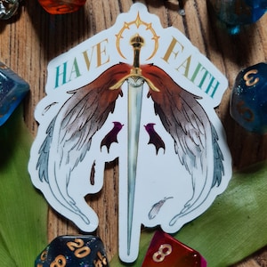 Naklejka dnd Paladin winylowa błyszcząca na wszystkich nośnikach