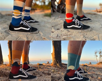 Cool Socks for All - Unisex Artistic & Novelty Patterns, Fashionable Gifts for Boyfriends, Girlfriends, Birthdays