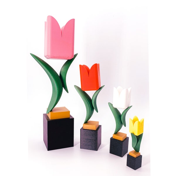 Einzigartige 3D-Tulpen, um Ihr Zuhause zu verschönern