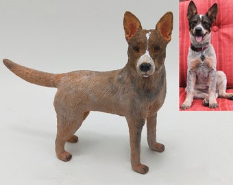 Customized personalized dog statue, custom dog birthday statue, wedding cake dog statue decoration, dog birthday, pet gift hat