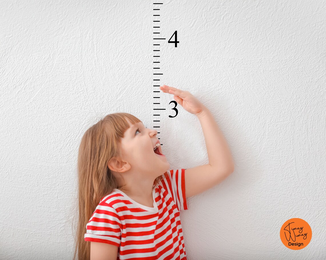 6 Foot Growth Chart Ruler SVG for Cricut Wall Growth Ruler - Etsy UK